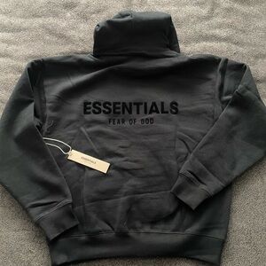 Fear of God Essentials Black Hoodie